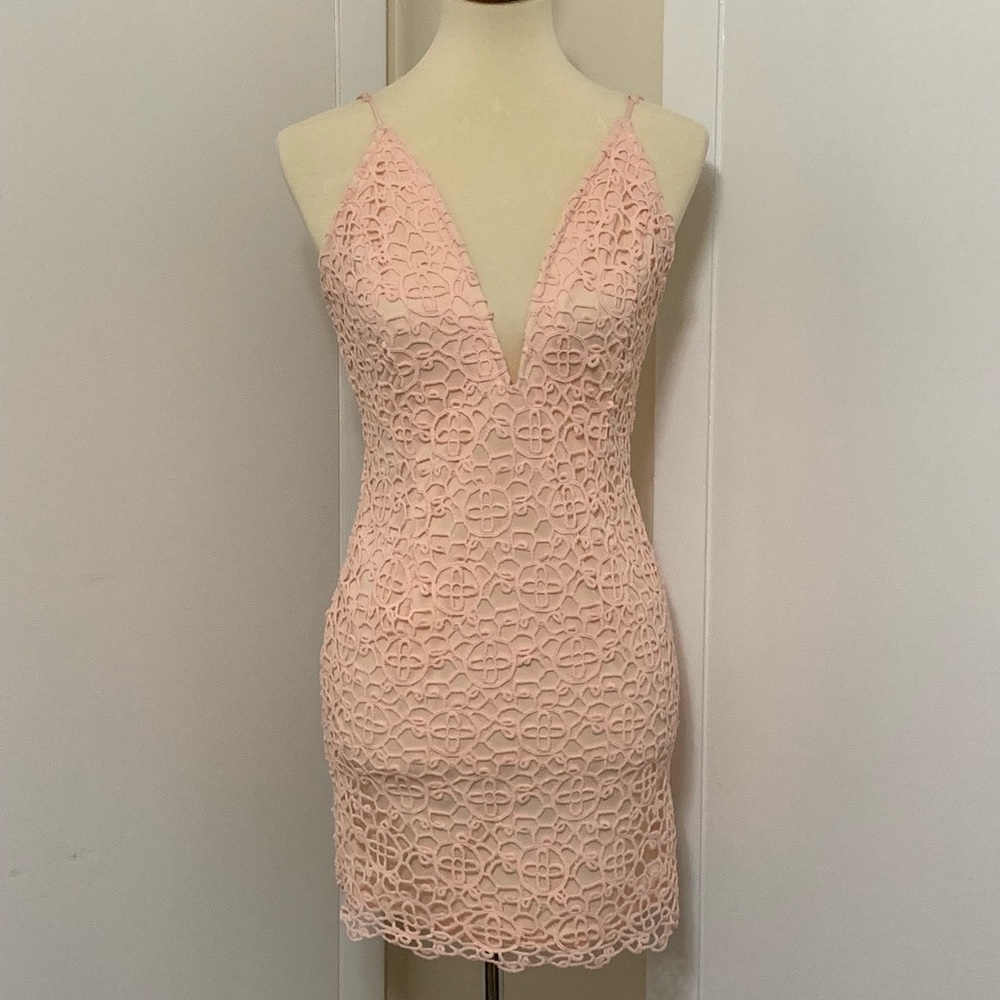 Forever 21 Plunging Neck Mini Dress